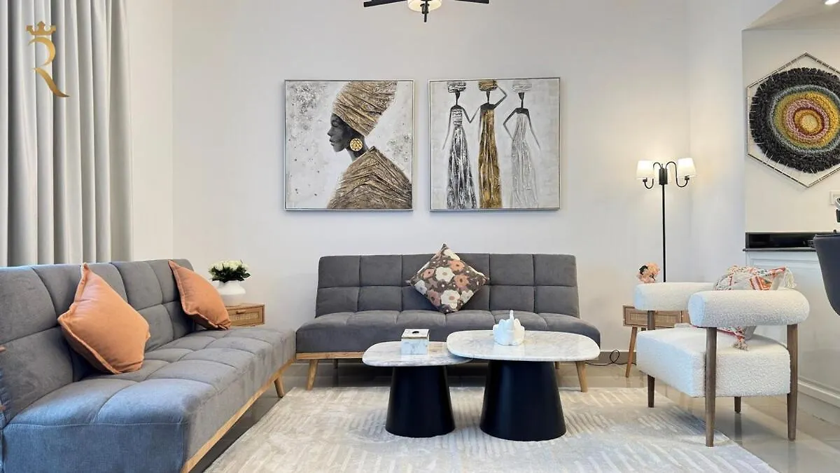 Al Reef Retreat Your 1Br Sofa Beds, Pool And Gym Lägenhet
